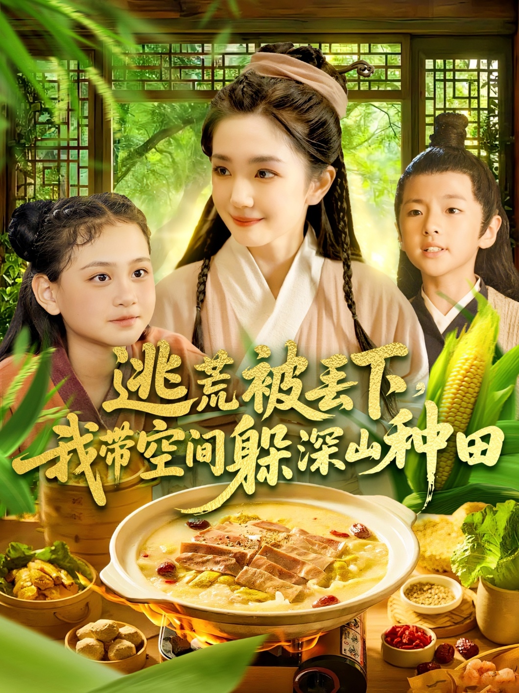 逃荒被丢下我带空间躲深山种田(全集)